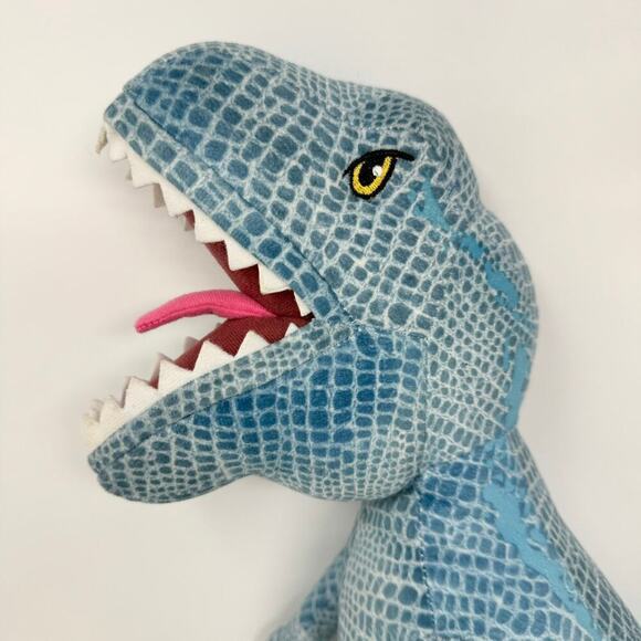 Jurassic World Blue T-Rex Tyrannosaurus Rex Dinosaur Plush Stuffed Animal 18" - Picture 7 of 12